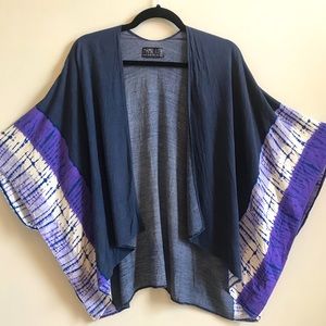 Tye Die Kimono - Hip Length - Handmade by Local Designer
